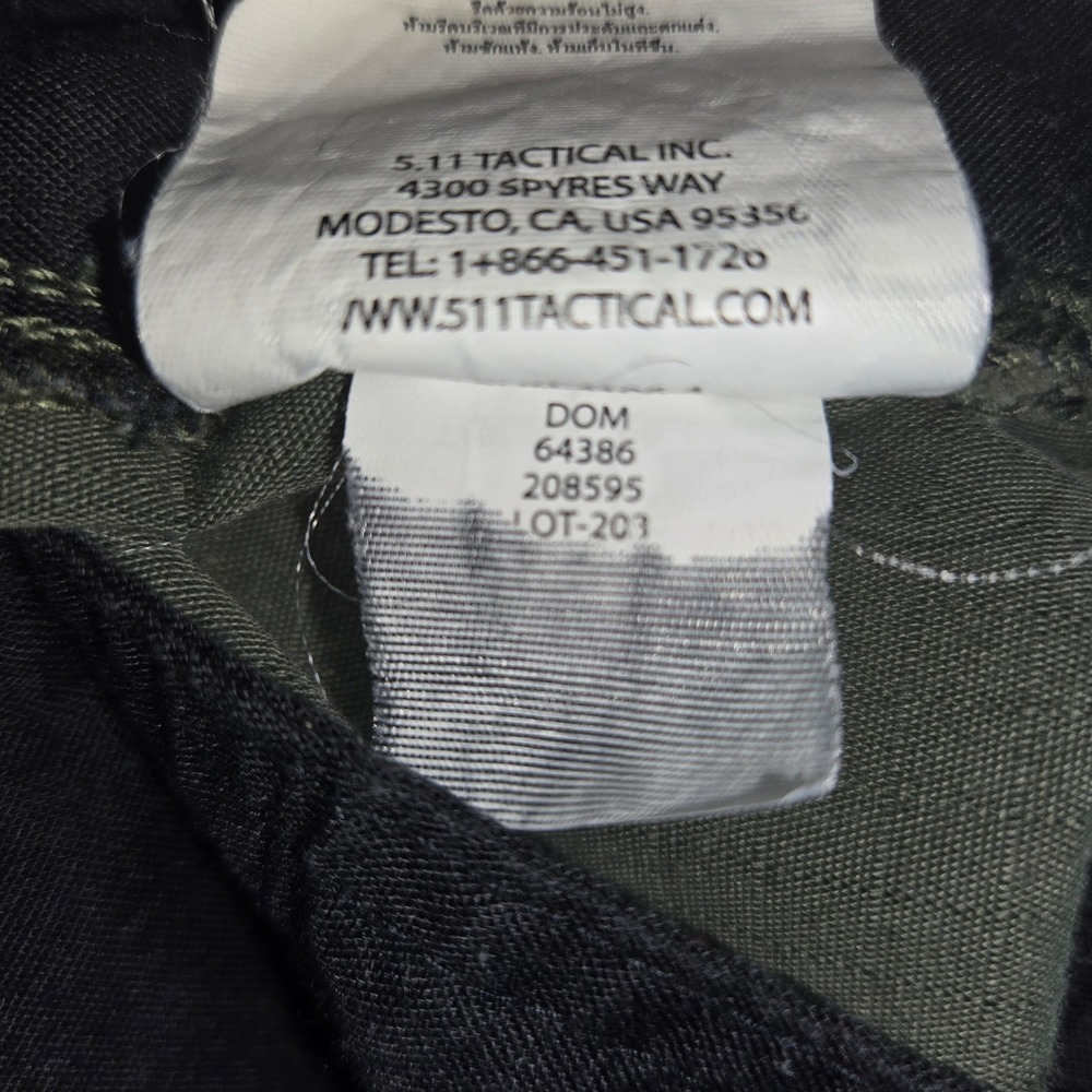 5.11 Tactical Stryke Cargo Pants Olive Green Ripstop Womens 10 Regular Utility - Picture 5 of 10